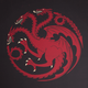 El escudo de los Targaryen.